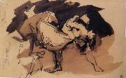 Eugene Delacrois after Capricho 8,Que se la llevaron Francisco Goya